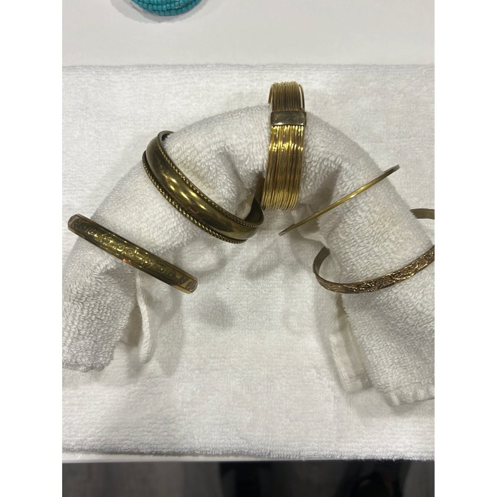 5 Metal Bracelets